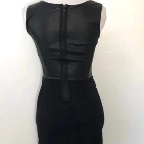 Little Black Dress Size 4 Revolve Vegan Leather Bailey 44 - Picture 11 of 15
